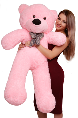 Большой плюшевый мишка Астор  120 см (Розовый)