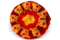 красный гирлянда 9