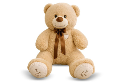 Большой плюшевый мишка 150 см (Бежевый)